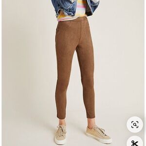 Sanctuary Chocolate Brown Sueded Leggings Pants LP